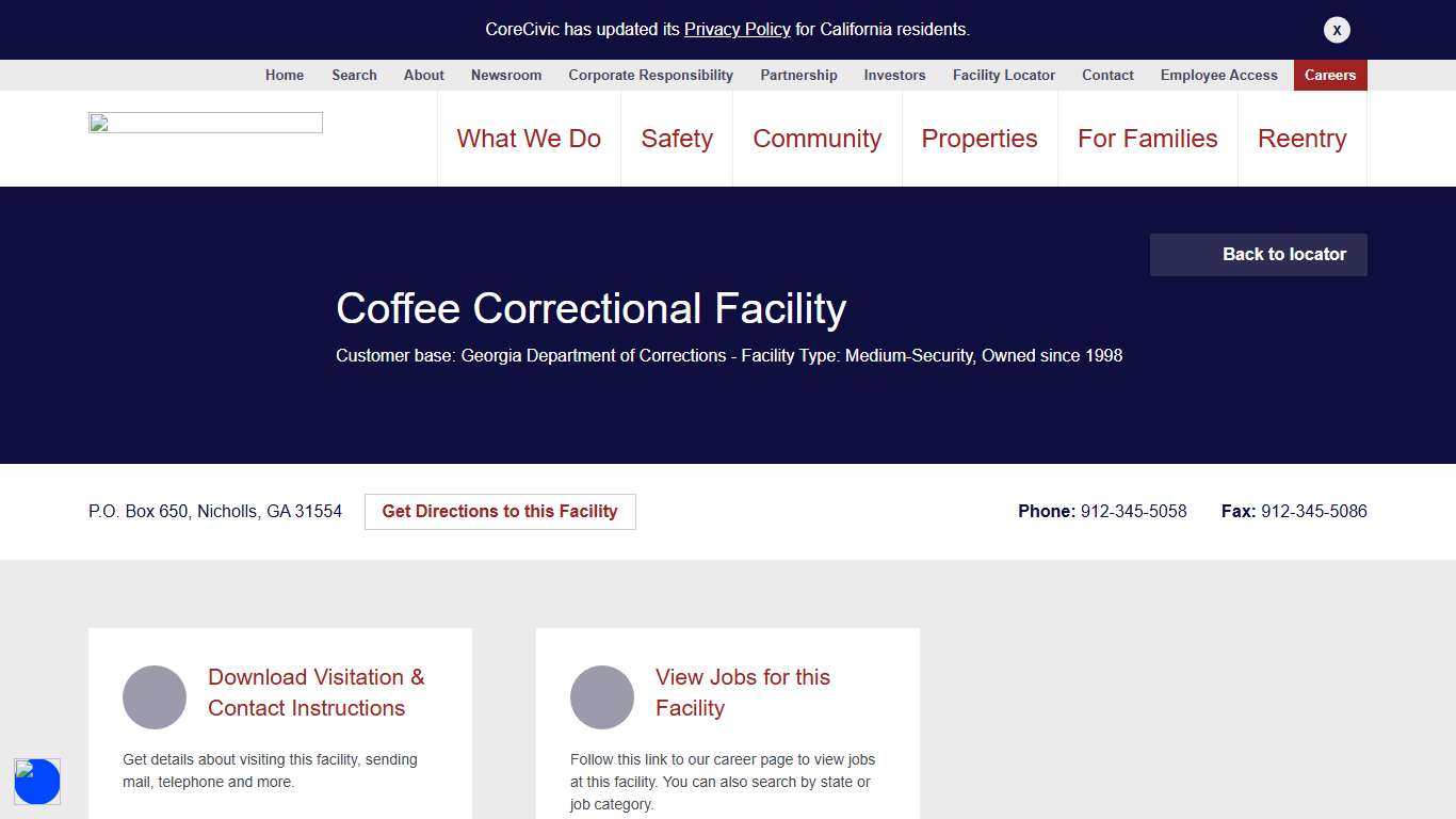 Coffee Correctional Facility